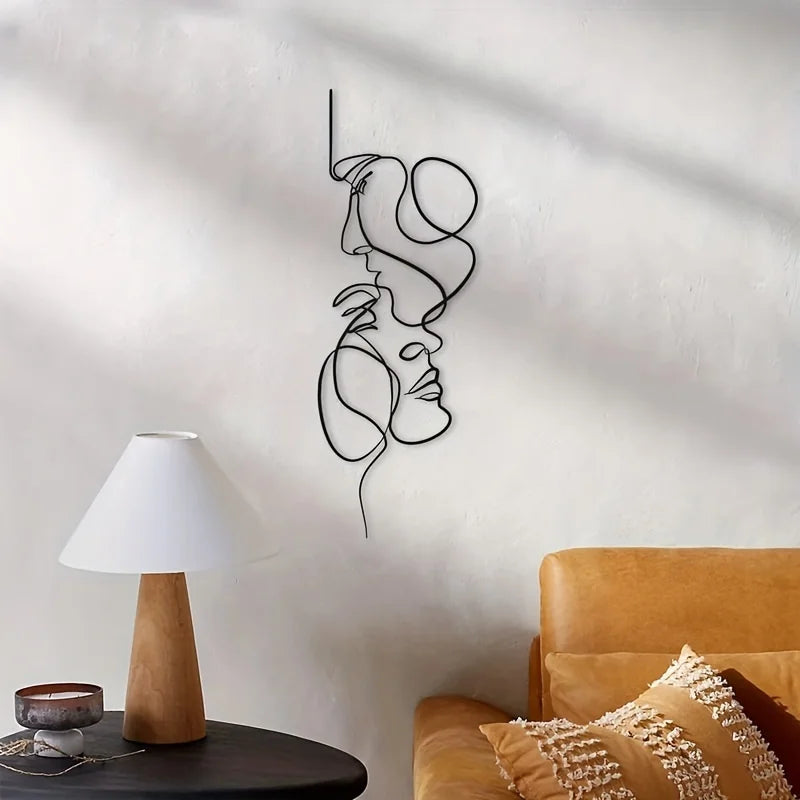 Nowoczesny  Metal Wall Art